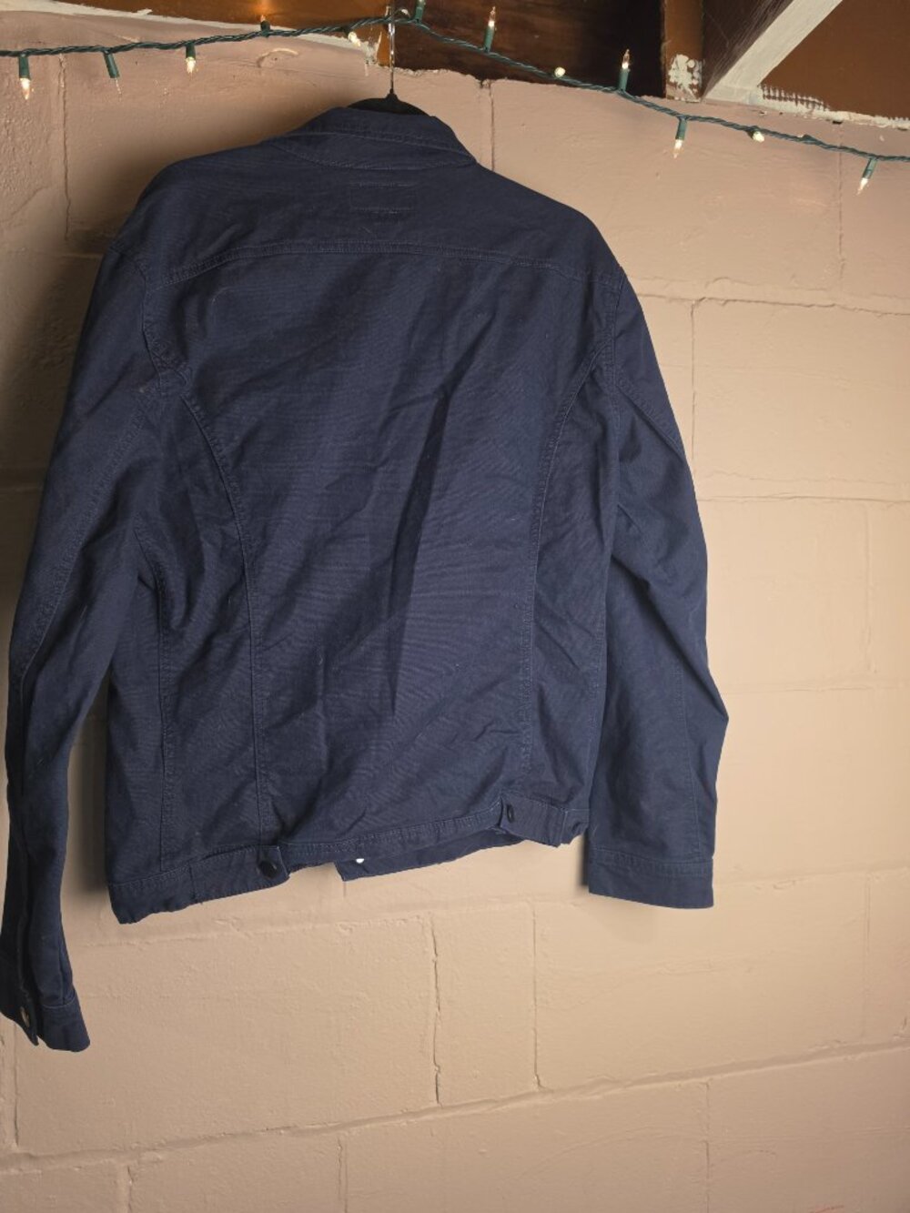 📌 Craft + Flow Navy Trucker Jacket XL - Picture 9 of 9